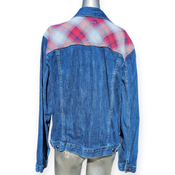 Gap Pendleton Denim Plaid Jean Jacket XLarge - Picture 4 of 13